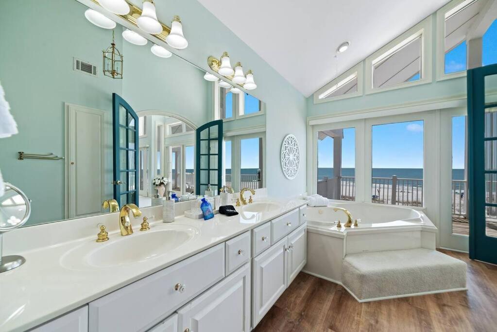 Oceanfront/Zero Steps To Beach/Views/4Br Gulf Shores Luaran gambar