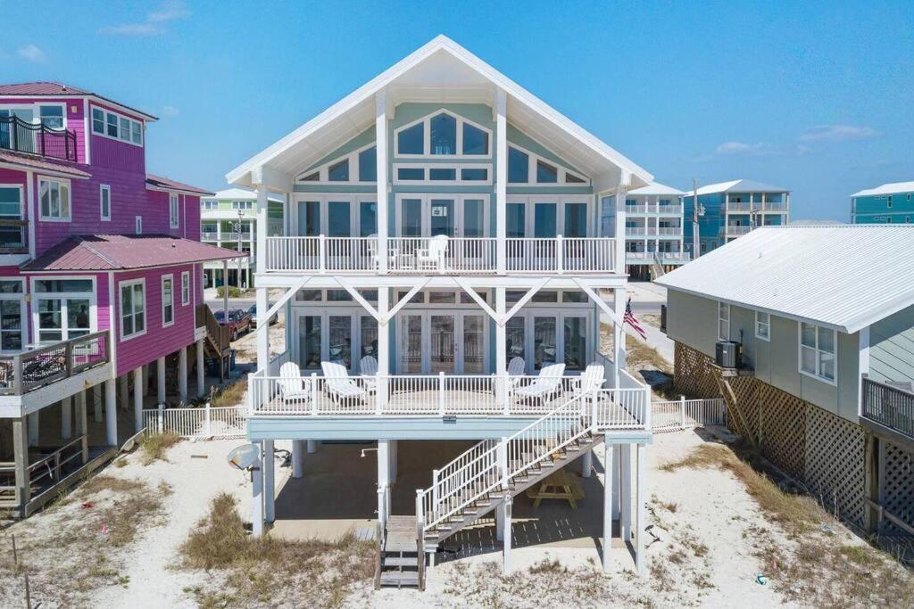 Oceanfront/Zero Steps To Beach/Views/4Br Gulf Shores Luaran gambar